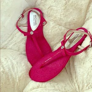 Michael Kors flat T-strap sandals
